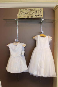 Girls White LDS Blessing Baptism Dresses in Murray Utah Mormon Clothing Store