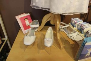 LDS Girls Baptism White Dress Shoes in Murray, Utah mormon clothing store