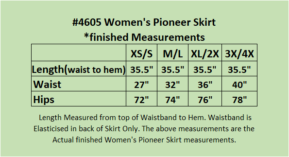 Pioneer Skirt