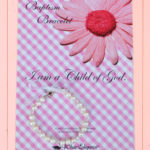 Baptism Bracelet, Pearls & Crystals #926