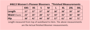 Pioneer Bloomers