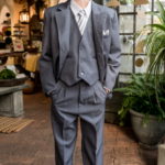 Boys Pinstripe Suit