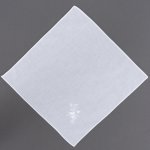 White Hankie w/Flower