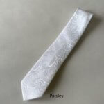 Paisley White Tie