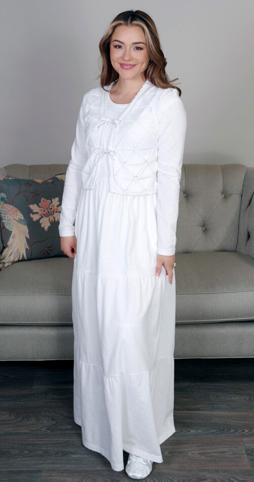 Cairo and Nairobi 920 LDS Temple set with white vest