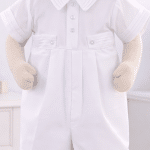 PC Romper with Pleats