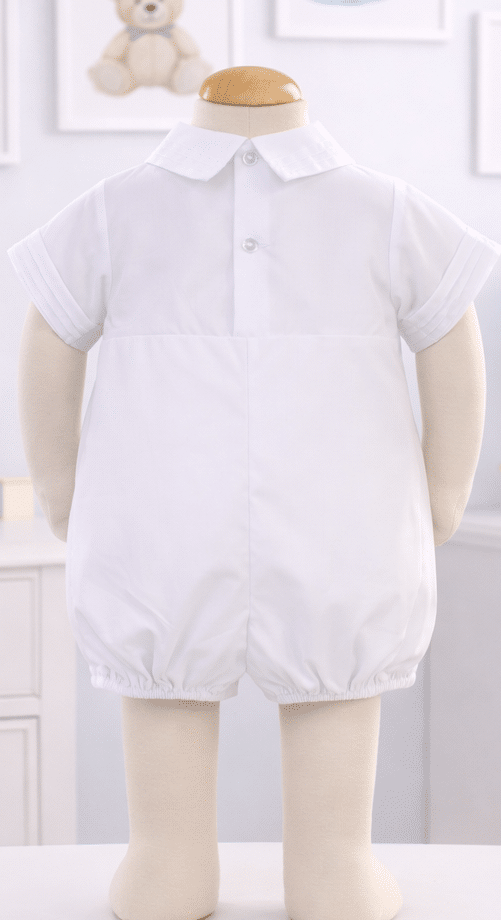 PC Romper with Pleats