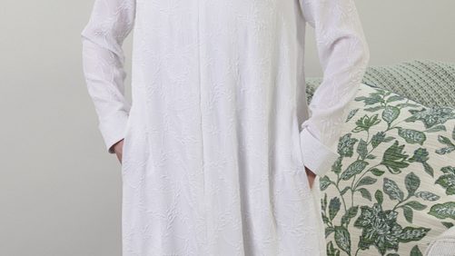 The Best Surprise in a White Elegance Temple Dress? Pockets!